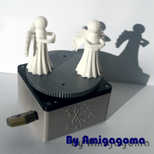animierte Musik-box verschiedene angel band club Musik 3d print model - Mito3D