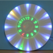 animierte rgb-Wand-Uhr home animation arduino Fall uno diy ds1302 ds3231 - Elektronik hobby infinity Spiegel infinity-Spiegel-Uhr led neopixel ring real-time-clock rgb-led 3d print model - Mito3D