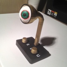 animatronic bulbo oculare i controlli manuali gioco giocattoli meccanici 3d print model - Mito3D