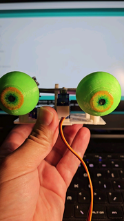 animatronic eyes 3d print model - Mito3D