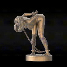 anime15v2 figura arte escultura estátua mulher homem menina humano estatuetas miniatura deco imprimível mármore miniaturas 3d print model - Mito3D