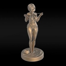 anime1 mujer niña miniatura estatua figura Arte deco anime 3d print model - Mito3D