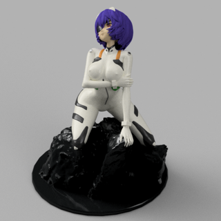 anime rei ayanami 3 1 eklenti yükselecek Langley evangelion Eva 00 01 kız kol fiş ps ps4 Dur 3d print model - Mito3D