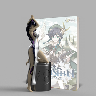 anime Shogun Raiden genk etki kitap ayracı Sanat ei kol oyun ps4 ps5 android hücresel kız Waifu 3d print model - Mito3D