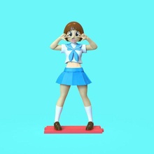 Anime Mädchen Mako Mario mickey Maus Karikatur Disney Video Spiel laichen 3d print model - Mito3D
