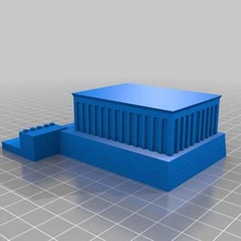 anitkabir architettura edifici strutture 3d print model - Mito3D