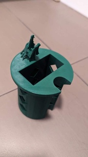 anker caricabatterie scrivania gommino montaggio Drago casa ufficio 3d print model - Mito3D