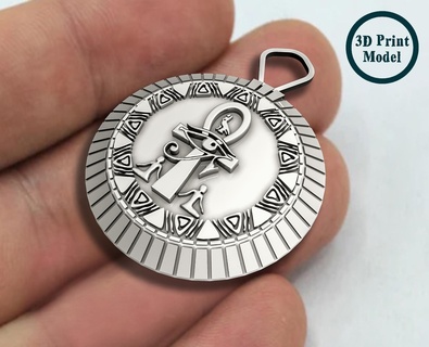 Ankh çapraz kolye takı altın yazdırılabilir gümüş bileklik 3dsmax Mısır prototip stl baskı öğütme firavunlara ait Antik bilezikler kolyeler yazıtlar ankhcross 3d print model - Mito3D