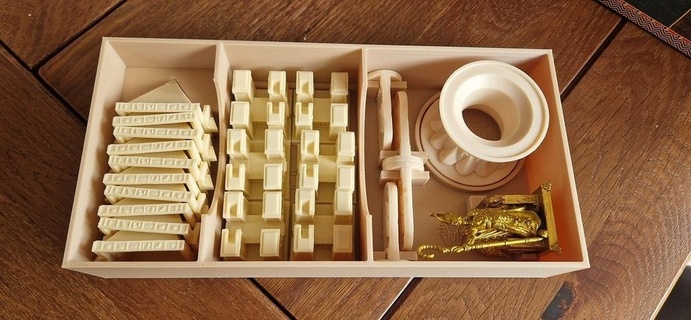 ankh Dioses Egipto 2 caja insertar bandeja remezclar juego mesa inserciones juguete accesorios 3d print model - Mito3D