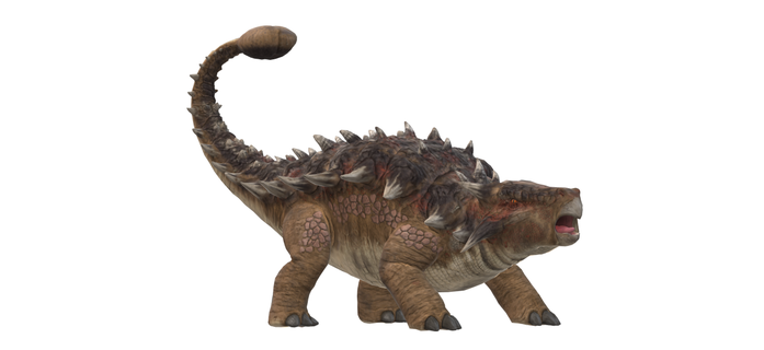 Ankylosaurus hayvan 3d print model - Mito3D