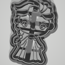 anna elsa kawaii cutters ana frozen cookie cutter olaf mass 3d print model - Mito3D