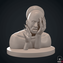 anna Varney cantodée sopor envie dormir buste ccsan artiste célèbre 3d print model - Mito3D