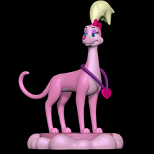 annabelle - dogs heaven art dog female canine pink mammal quadruped furry disney pet carface charlie 3d print model - Mito3D