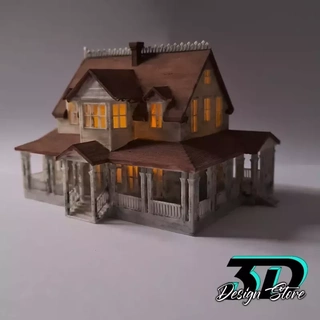 annabelle home creation conjuring house 3d print model - Mito3D