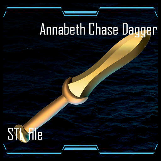 annabeth chase dagger books version 2 3D print model - Mito3D