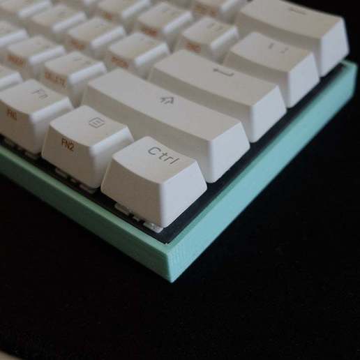 anne pro 1&2 ultra minimal de cas gadget 60 clavier mécanique shell 2 3D print model - Mito3D