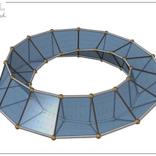 anneau moebius art la sculpture les mathématiques de l'art 3d print model - Mito3D