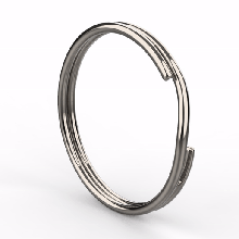 Anneau porte cl chave anel modelo padrão 3d print model - Mito3D