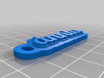 annia 1 angepasst Schlüsselanhänger Schmuck Schlüssel 3d print model - Mito3D