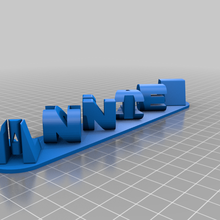 annie loucca mila arte personalizzato segni loghi 3d print model - Mito3D