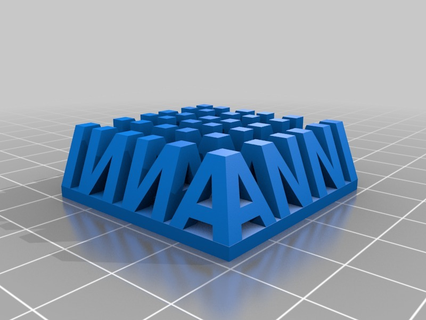 Anni personalizado esculturas 3d print model - Mito3D