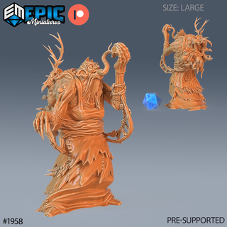 annis hag eating dnd miniature tabletop miniatures gaming monster 3d model rpg dndminis stl file Game epic-miniatures dndminiatures 3dprint 3dminiature printedminis 3dprinting dungeon fantasy roleplaying dragon warrior undead pre-supported 3d print model - Mito3D