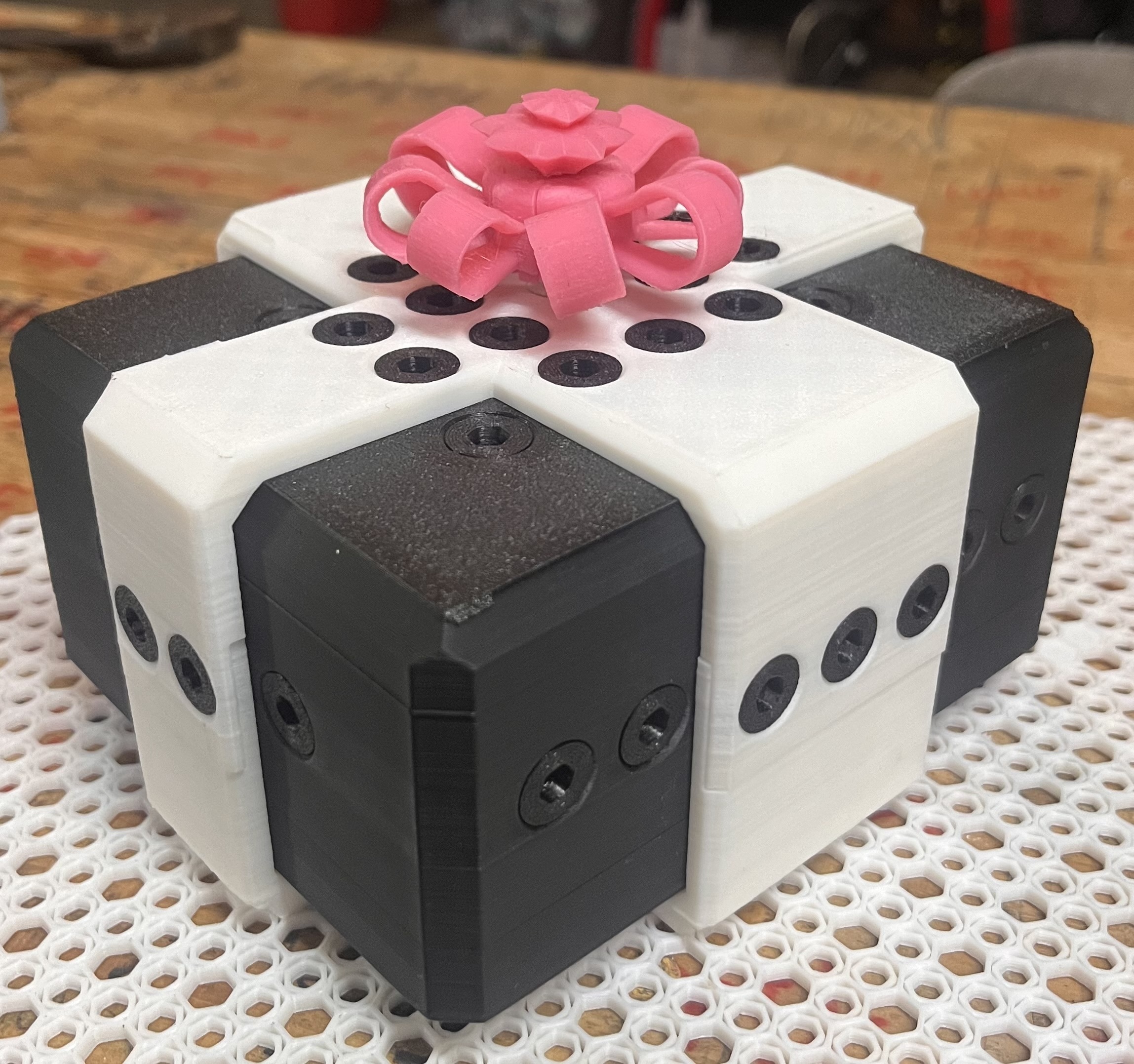 Can sıkıcı hediye Kutu gadget kart Kulp destek 3D print model - Mito3D