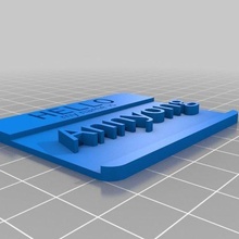 moda tutuklanmış geliştirme Aksesuarlar 3d print model - Mito3D