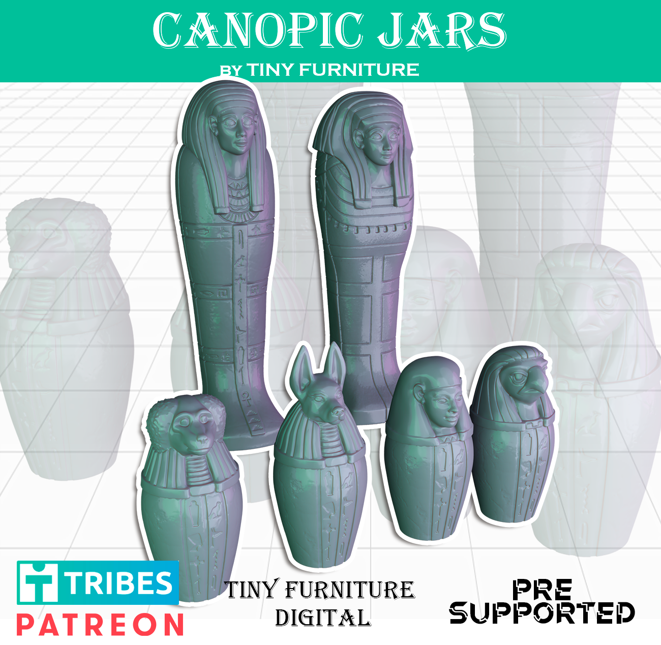 anopic jars game 3D print model - Mito3D