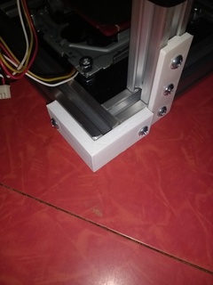 2020 ángulo soporte 3d impresora partes 3d print model - Mito3D