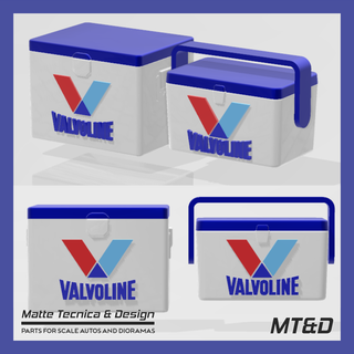 another 2 models valvoline ice box vintage cooler scale autos dioramas chest 1 24 25 tamiya revell model diecast diorama 3d print model - Mito3D