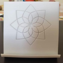 un'altra porta cellulare strumento cell il del titolare fiore di loto mandala telefono La stampa 3d 3d print model - Mito3D