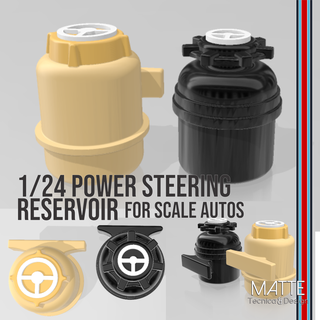 another pair power steering reservoirs scale autos reservoir racing car diorama 1 24 25 tamiya revell model diecast 3d print model - Mito3D