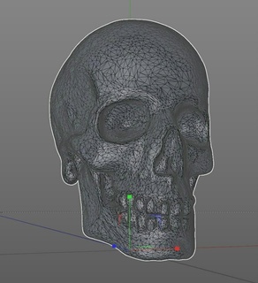 another skull sculptures 3d print model - Mito3D