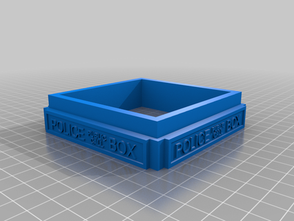 another tardis dice tower repaired Game dd doctor who dungeons and dragons 3d print model - Mito3D