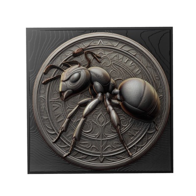 formica animale sollievo arte animali yeggi mito3d fallimento google ciondoli medaglione animal relief wall art parete 3d print model - Mito3D