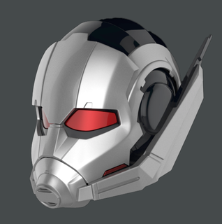 formiga homem capacete Civil guerra 3d impressão Difícil superfície 3d print model - Mito3D