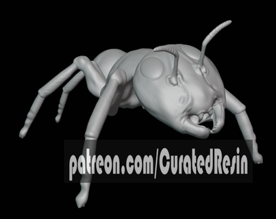 ant miniature ttrpg tabletop gaming Game monster sculpture fantasy scifi dnd dungeons and dragons insect 3d print model - Mito3D