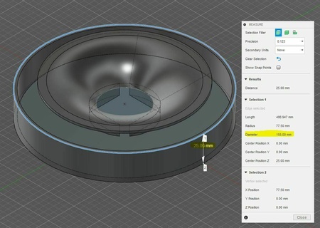 ant proof food bowl support 3d print model - Mito3D