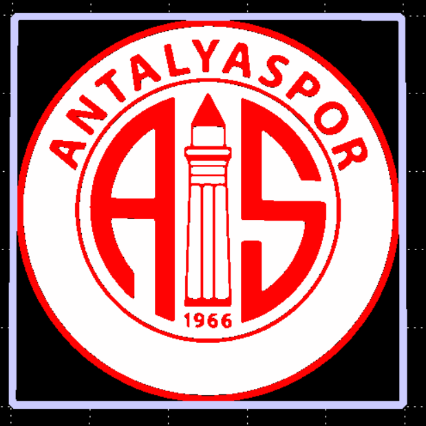 antalyaspor einstellen kunst antalya spor schön türkisch fußball mannschaft 3D print model - Mito3D