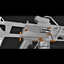 inno - martello gioco i giocattoli giochi fantasia tecnologia militare l'arma video-gioco la pistola guerra cosplay videogame hammerhead 3d print model - Mito3D