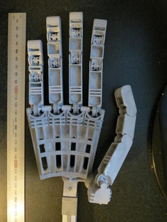 antromod mk2 dedo anuncio publicidad androide idiota cebo cambiar interruptor Choad mano indiegogo robot robótica Formas 3d print model - Mito3D