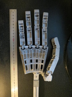 anthromod mk2 hand functional robot shapeways robotics 3d print model - Mito3D