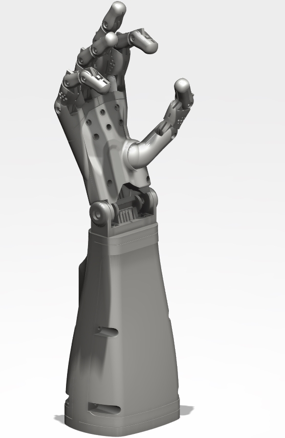 anthromod mk3 main kickstarter robot robotique 3D print model - Mito3D