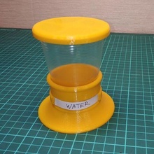 anti-flip holder disposable plastic cup 3d print model - Mito3D
