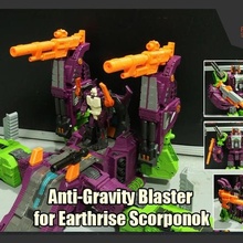 anti-gravity blaster transformers earthrise scorponok game 3d print model - Mito3D