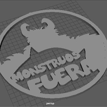 anti monster 3d print model - Mito3D