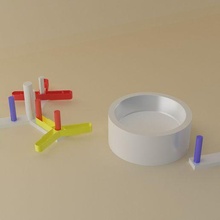 anti stress papier agrafe distributeur 3d print model - Mito3D