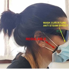 anti steam clip mask covid vaho mascara tool coronavirus face covid-19 covid19 covidfaceshield covidmask facecoveringchallenge facemask maskadapter parts 3d print model - Mito3D