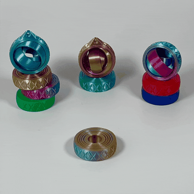 anti stress zappeln gyroskop schlüsselbund spielzeug planetarisch spinner ermäßigung beruhigend angst entspannung geschenk spinnen kreisel kunst spielzeuge rollen ball adhs schlüssel 3d print model - Mito3D